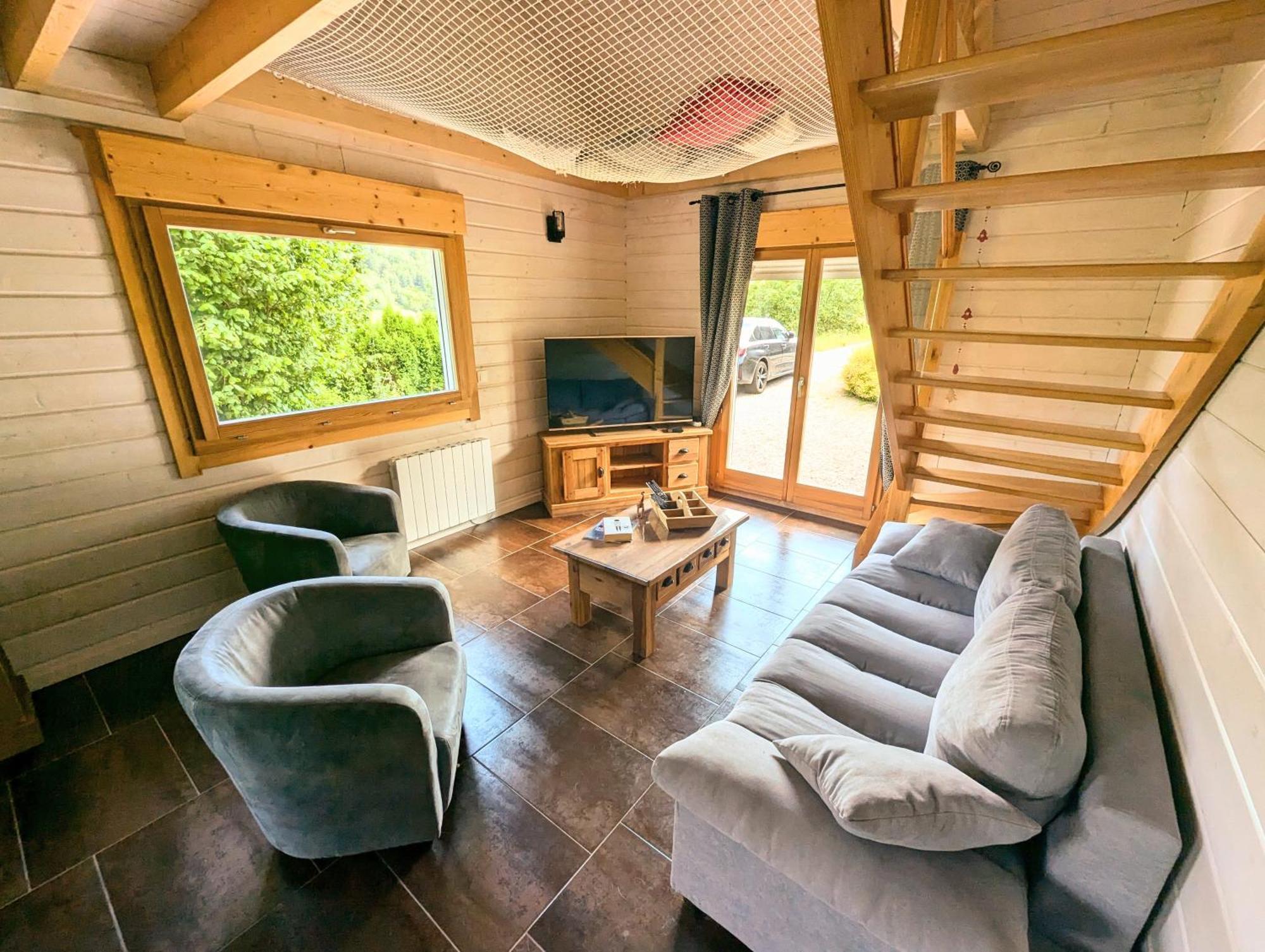 Chalet Sauna Jacuzzi 6 Personnes La Bresse Exterior photo